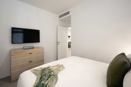 Two Bedroom Apartment with Balcony - Bedroom