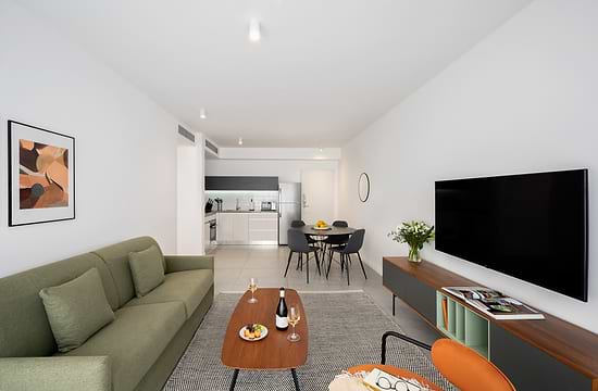 One Bedroom Apartment - Sitting area and Kitchenette