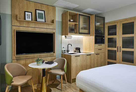 Family Apartment (5 PAX) - Bed and Kitchenette