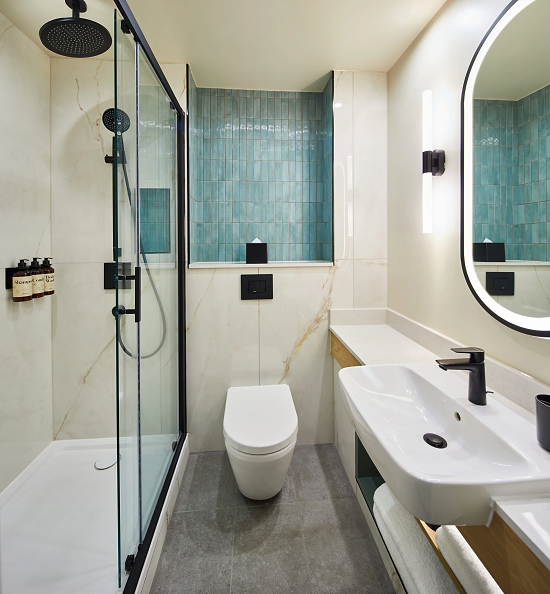 Studio with Sofa Bed - Bathroom
