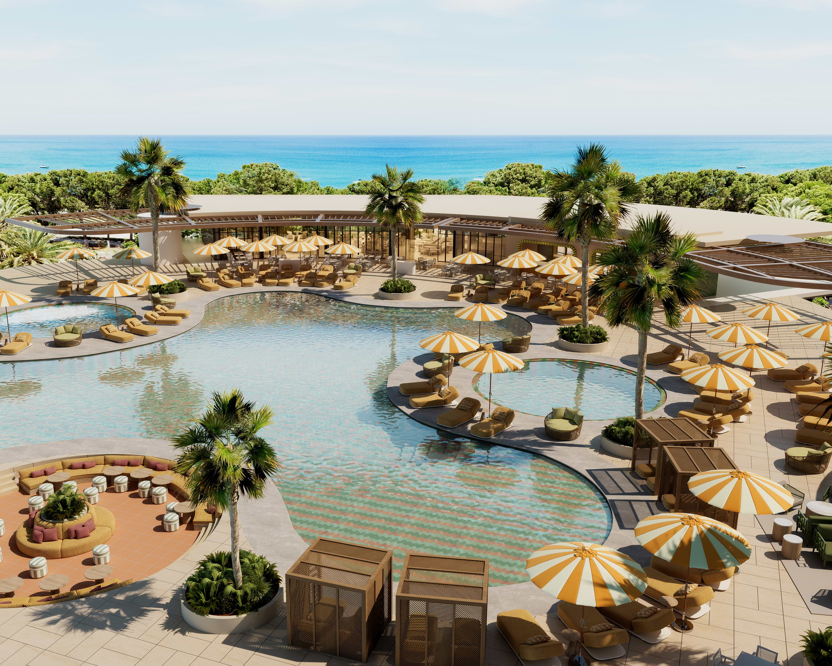 Outdoor pool, NALU Resort, Halkidiki, Greece