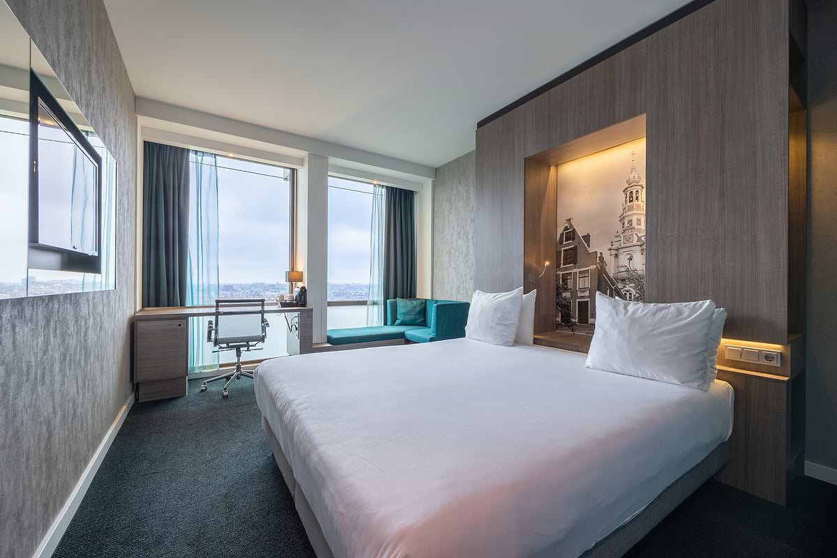 Leonardo Hotel Amsterdam Rembrandtpark – Pokój Deluxe z łóżkiem King