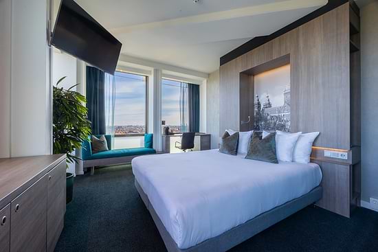 Leonardo Hotel Amsterdam Rembrandtpark - Номер Делюкс с 1 кроватью размера «queen-size» и угловым видом