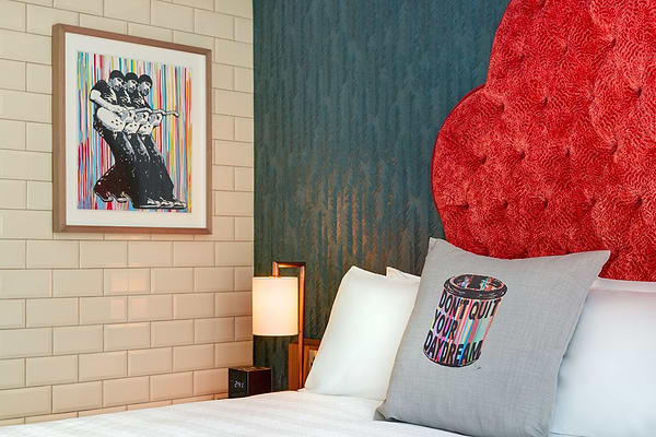 NYX Hotel Dublin Christchurch Camera da letto