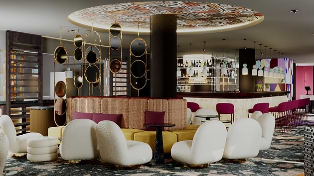 فندق NYX أمستردام ساحة رامبرانت - تصور مبدئي للبار