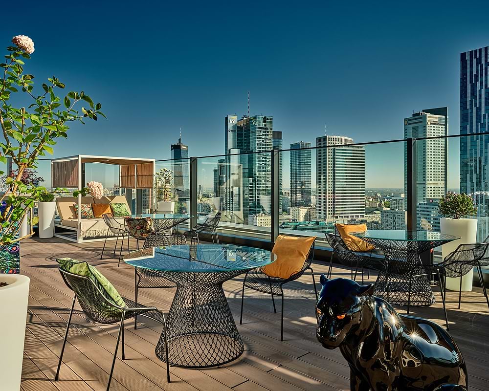 NYX Hotel Warsaw Rooftop Terasse