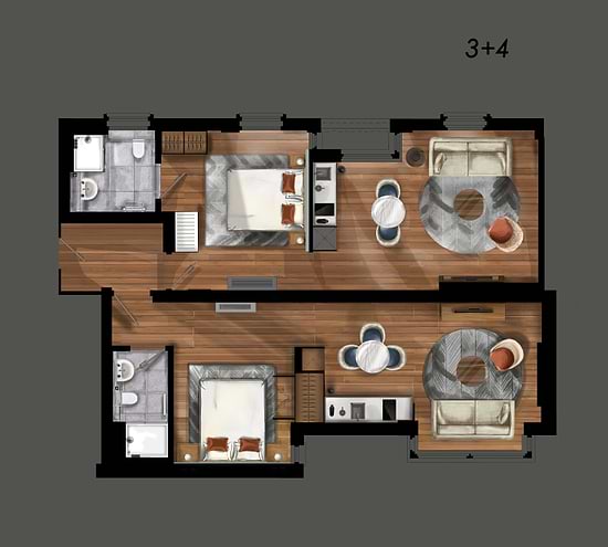Family Apartment - Layout