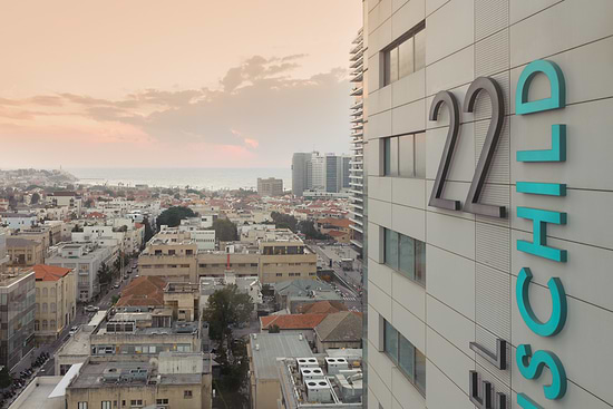 מלון רוטשילד 22 תל אביב - מבט חיצוני