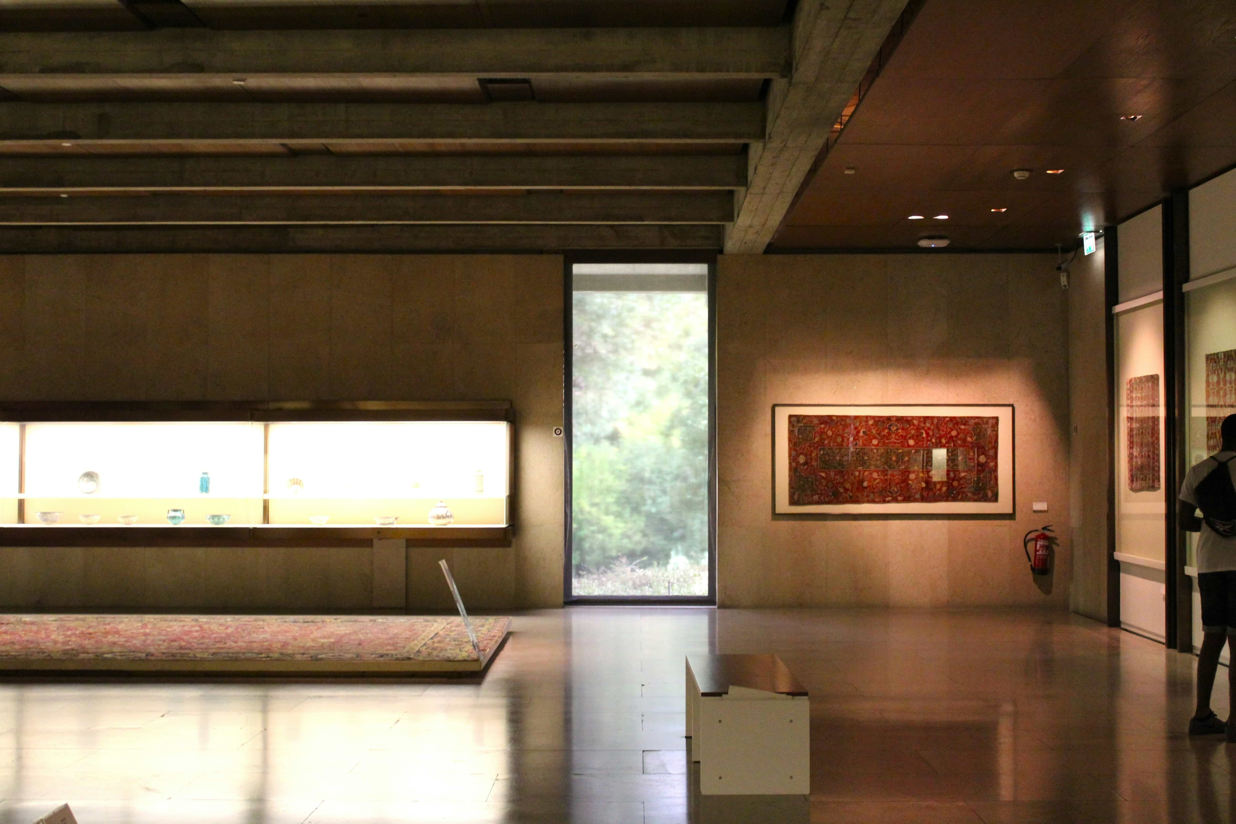 Interior of the Calouste Gulbenkian Museum, Lisbon, Portugal.