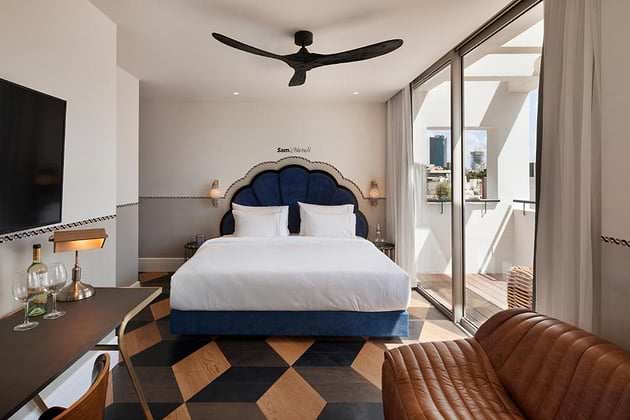 Sam & Blondi Obraz pokoju - ilustracja