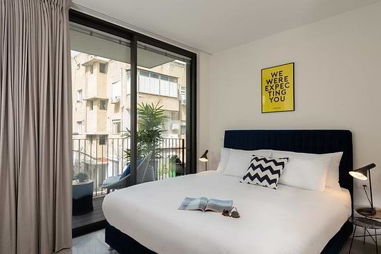 Three Bedroom Apartment with Balcony - Bedroom