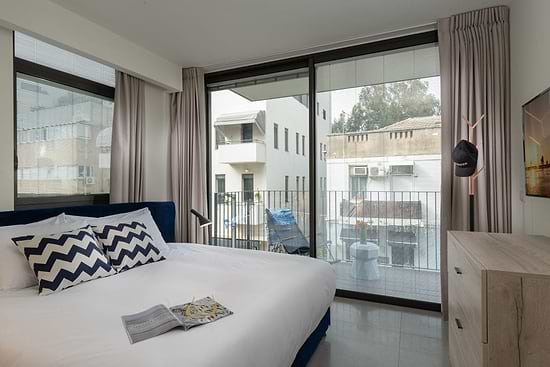 Three Bedroom Apartment with Balcony - Bedroom