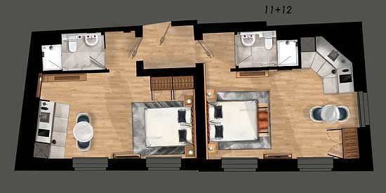 Family Apartment (4 PAX) - Layout