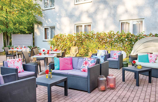 Leonardo Hotel Mannheim-Ladenburg - Terrasse