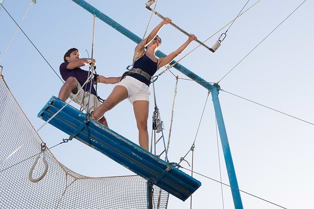 Das Flugtrapez im U Coral Beach Club Eilat Ultra All Inclusive