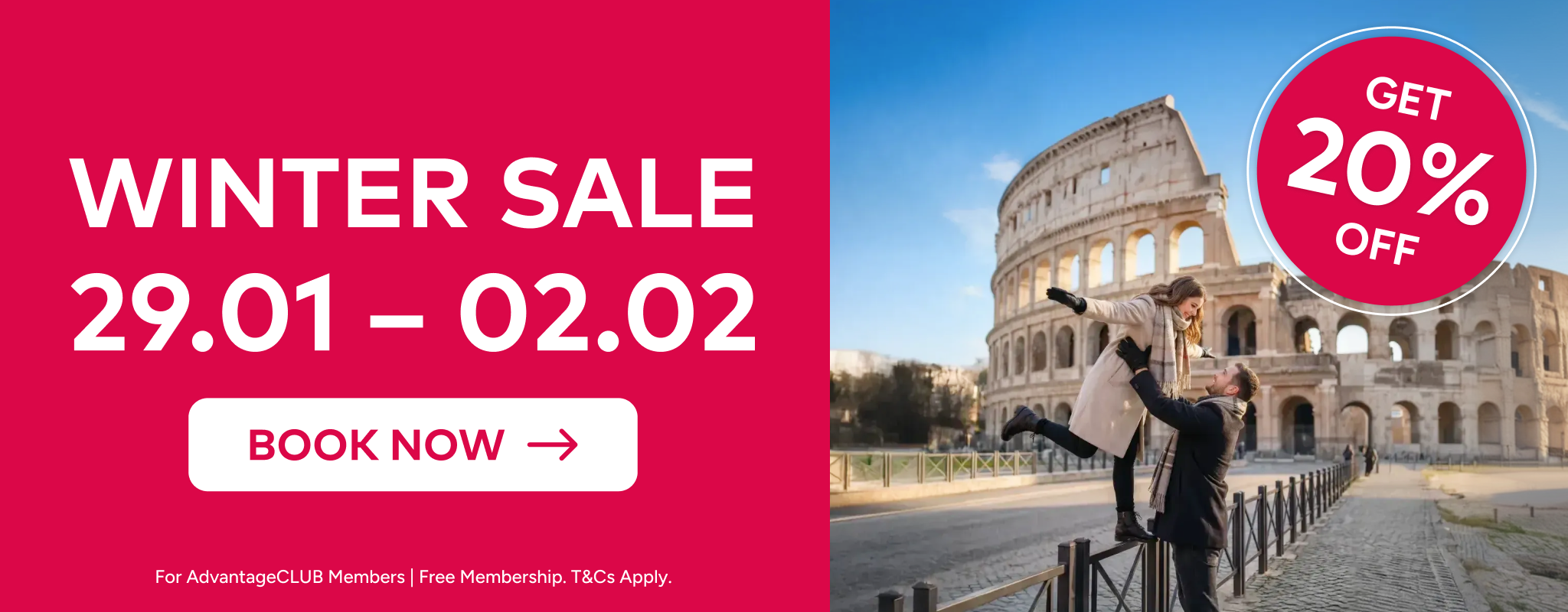 Winter Sale at Leonardo Hotels - 20% off your booking!